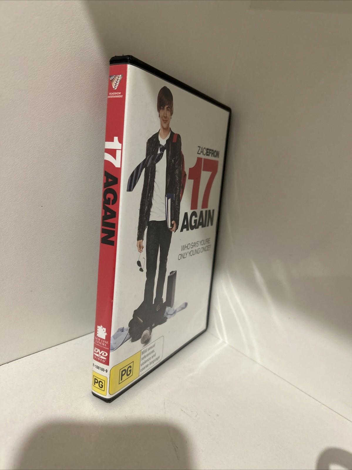 17 Again DVD Movie Region 4 PAL Zac Efron Leslie Mann Matthew Perry