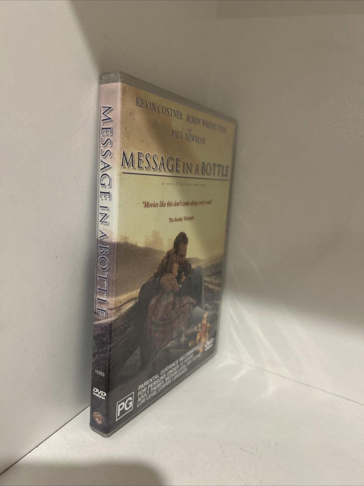 Message In A Bottle (DVD, 1999) Very Good Condition Region 4