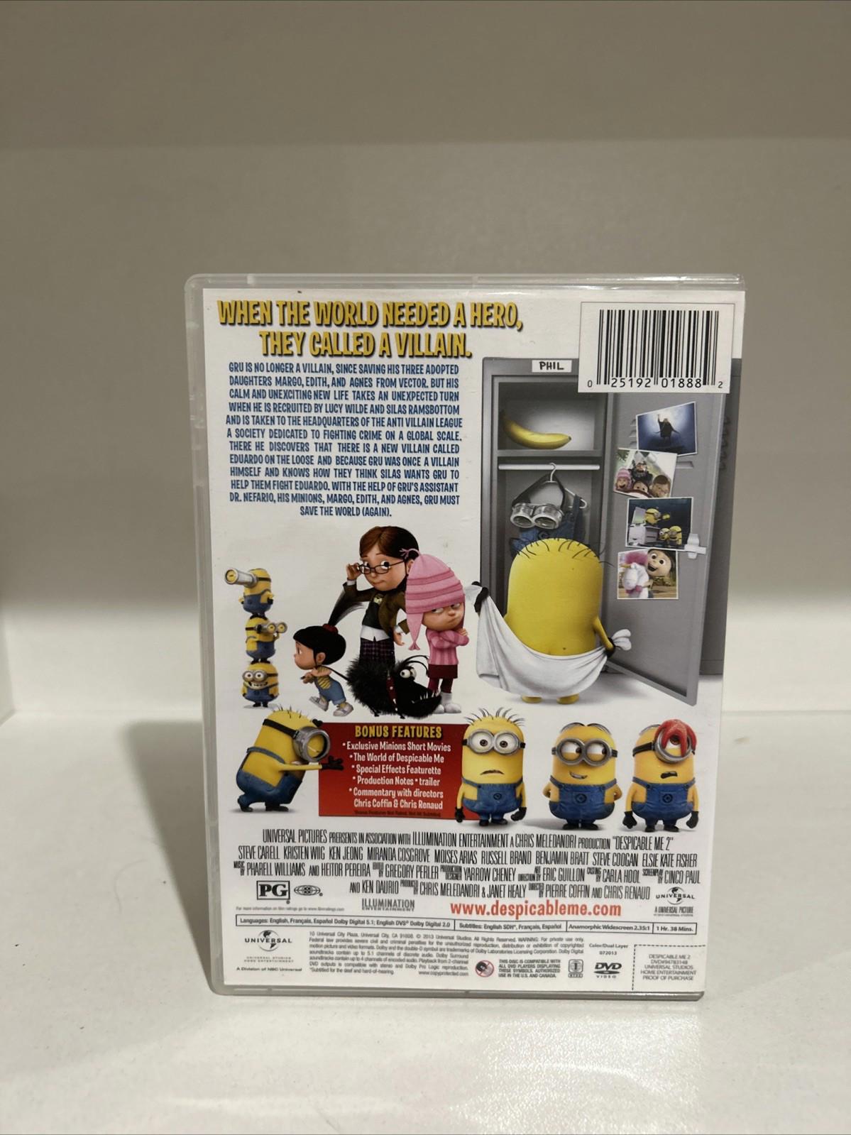 Despicable Me 2 (DVD, UV, 2013) Region 4
