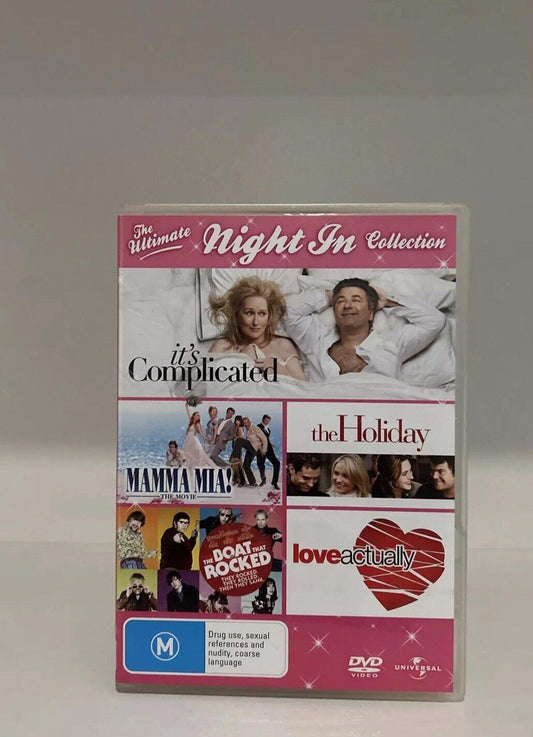 It's Complicated Mamma Mia Boat That Rocked/The Holiday/love actually 5-1 Tested